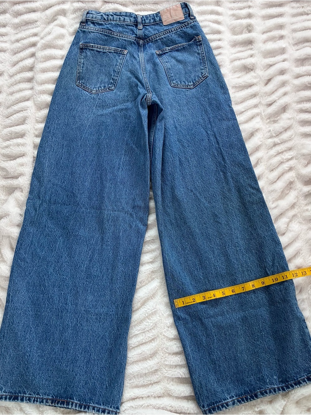 Zara High Waisted X Wide Leg Denim Jeans - TRF - Size 2 - Picture 5 of 9